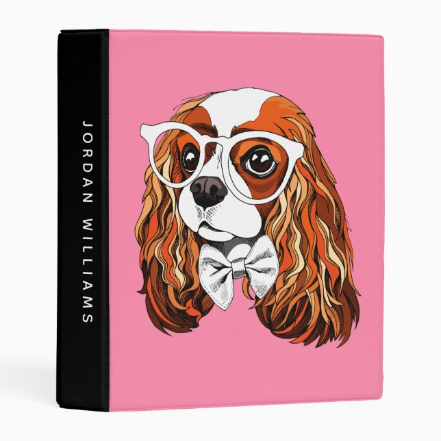 Cavalier King Charles Spaniel Portrait | Add Your  Mini Binder (Front/Spine)