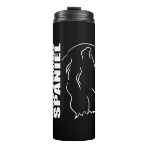 Cavalier King Charles Spaniel Profile dog mom Thermal Tumbler