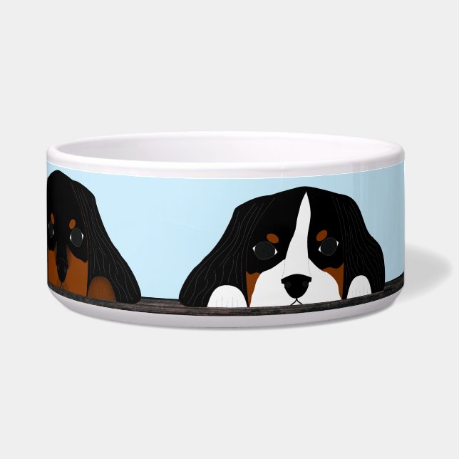 Cavalier King Charles Spaniel Puppy Dog Bowl (Right)