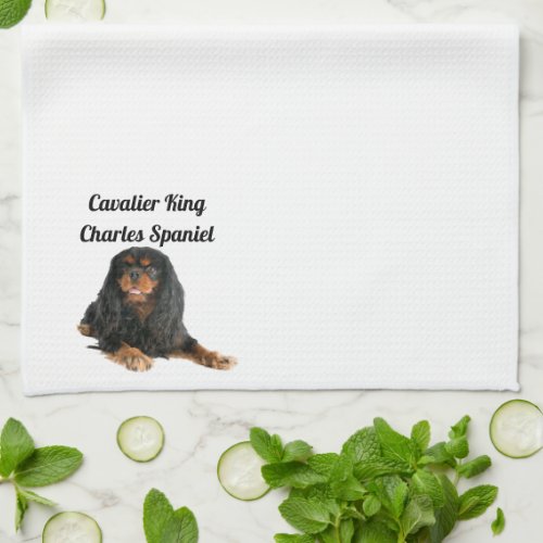 Cavalier King Charles Spaniel Puppy Dog Kitchen Towel