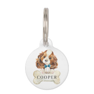 Cavalier King Charles Spaniel Puppy Dog Pet ID Tag