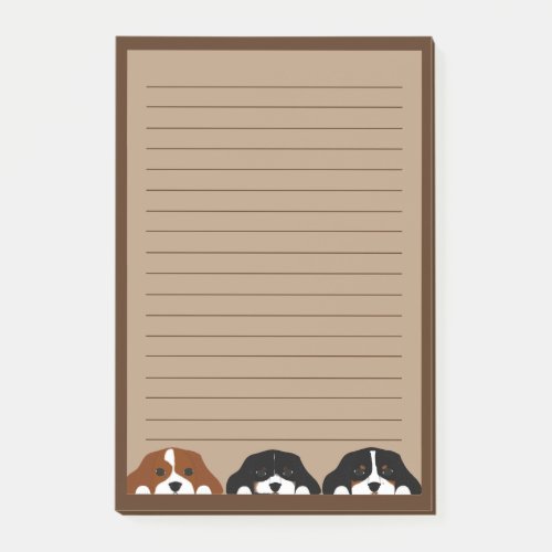 Cavalier King Charles Spaniel Puppy Dog Post_it Notes