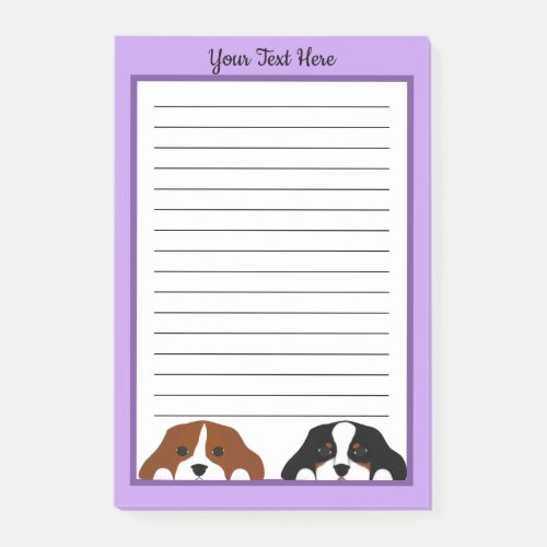 Cavalier King Charles Spaniel Puppy Dog Post_it Notes