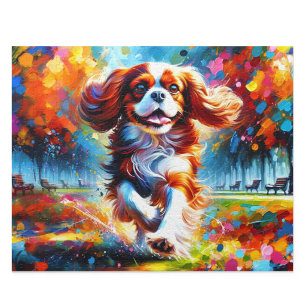 Cavalier King Charles Spaniel Puzzle: Blenheim Jigsaw Puzzle