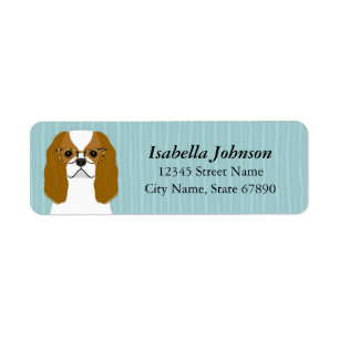 Cavalier King Charles Spaniel Return Address Label