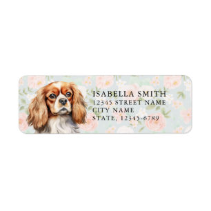 Cavalier King Charles Spaniel Return Address Label