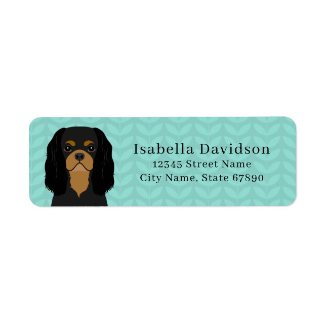 Cavalier King Charles Spaniel Return Address Label (Front)