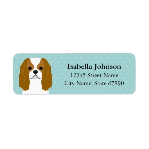 Cavalier King Charles Spaniel Return Address Label