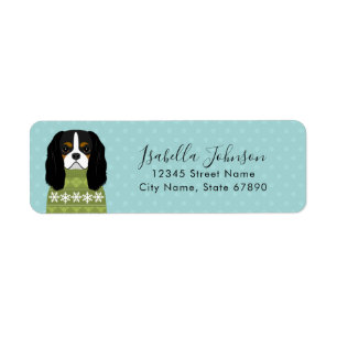 Cavalier King Charles Spaniel Return Address Label