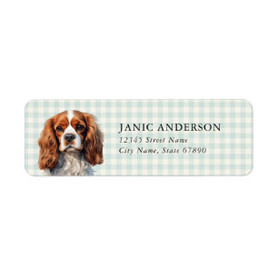 Cavalier King Charles Spaniel Return Address Label