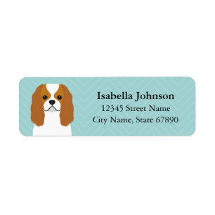 Cavalier King Charles Spaniel Return Address Label