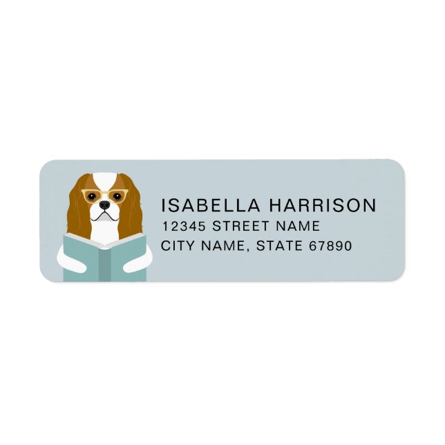 Cavalier King Charles Spaniel Return Address Label (Front)