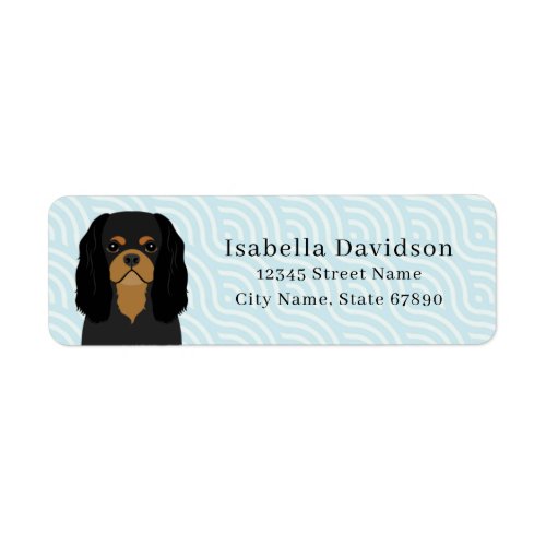 Cavalier King Charles Spaniel Return Address Label