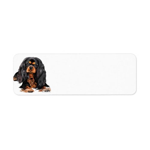 Cavalier King Charles Spaniel Return Address Label