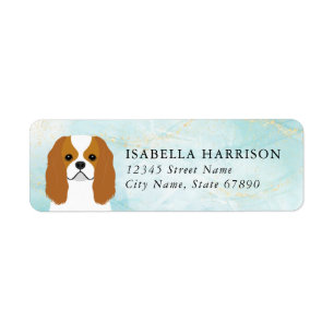 Cavalier King Charles Spaniel Return Address Label