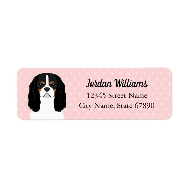 Cavalier King Charles Spaniel Return Address Label (Front)
