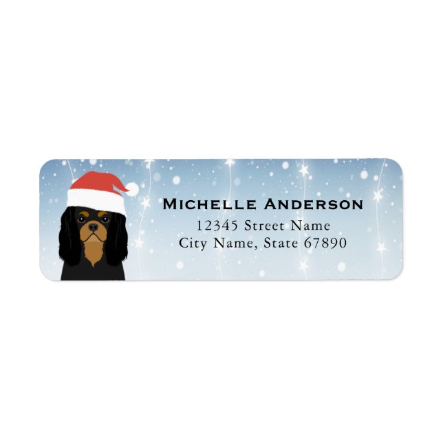 Cavalier King Charles Spaniel Return Address Label (Front)