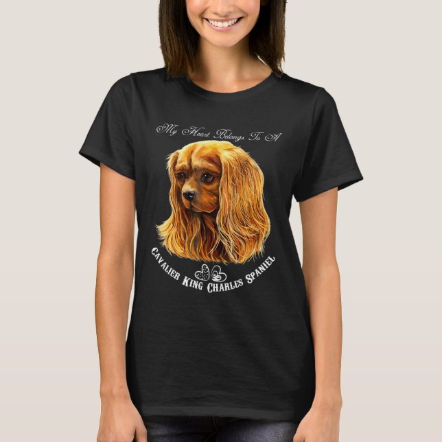 Cavalier King Charles Spaniel Ruby T-Shirt (Front)
