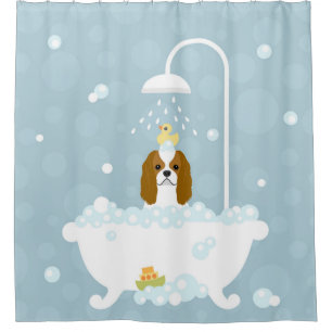 Cavalier King Charles Spaniel Shower Curtain