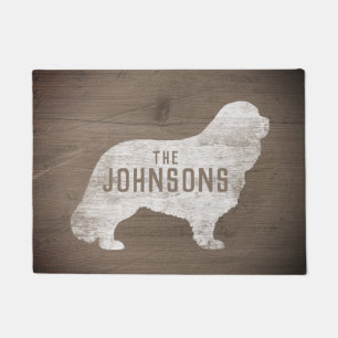 Cavalier King Charles Spaniel Silhouette Custom Doormat