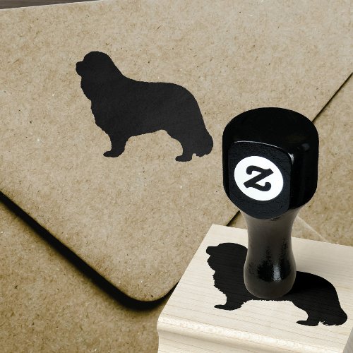 Cavalier King Charles Spaniel Silhouette Rubber Stamp