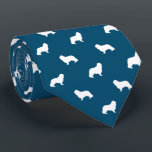 Cavalier King Charles Spaniel Silhouettes Pattern Neck Tie<br><div class="desc">This original Cavalier King Charles Spaniel silhouettes pattern neck tie makes a great gift for dog dads! Available in a variety of colors, this cool tie makes a statement for anyone who loves a Cavie. An awesome gift for the guy who wears a tie for business, or for special events...</div>