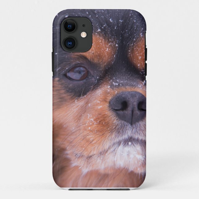 Cavalier King Charles Spaniel Snowflake Case-Mate iPhone Case (Back)