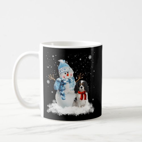 Cavalier King Charles Spaniel Snowman Pajama Coffee Mug