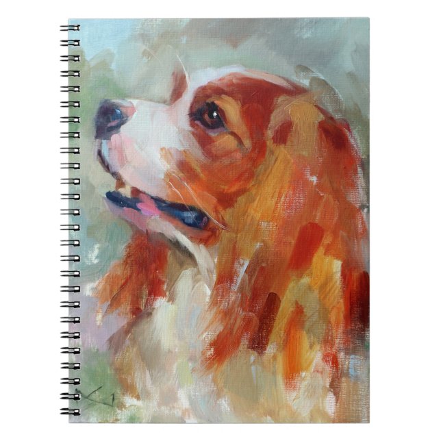 Cavalier King Charles Spaniel Spiral Notebook (Front)