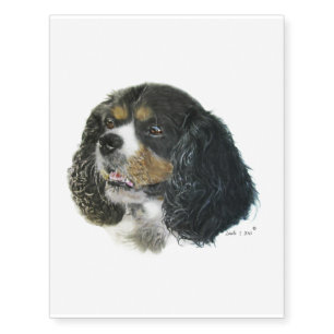 Cavalier King Charles Spaniel Temporary Tattoos