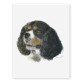 Cavalier King Charles Spaniel Temporary Tattoos