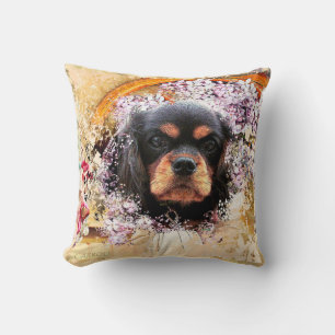 Cavalier King Charles Spaniel Throw Pillow