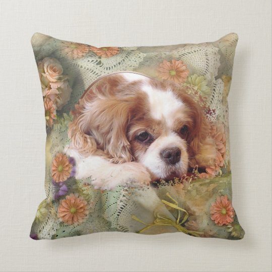 cavalier king charles spaniel pillow