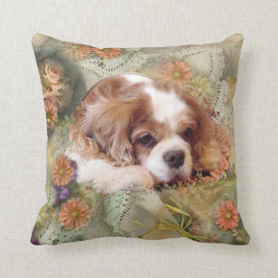 Cavalier King Charles Spaniel Throw Pillow