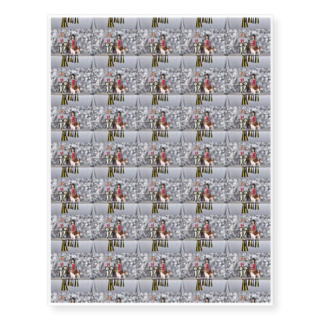 Cavalier King Charles Spaniel - Tommy Temporary Tattoos (Front)