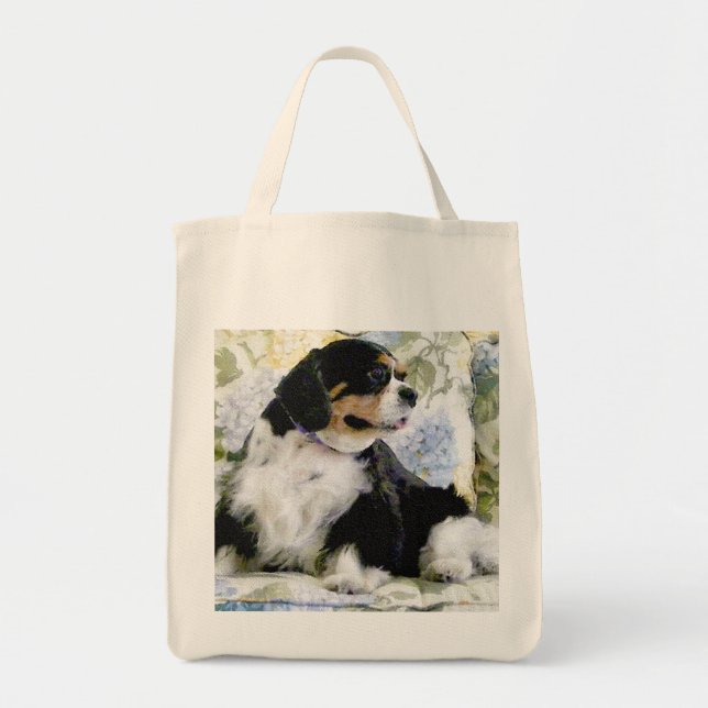 CAVALIER KING CHARLES SPANIEL TOTE BAG (Front)