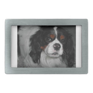 cavalier king charles spaniel tri belt buckle