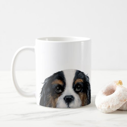 Cavalier King Charles Spaniel tri colored by miart Coffee Mug