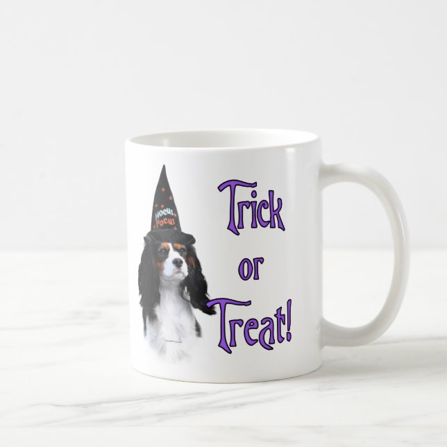 Cavalier King Charles Spaniel Trick Coffee Mug (Right)