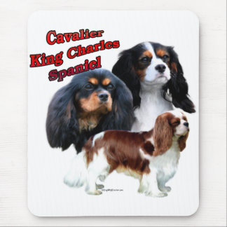 Cavalier King Charles Spaniel Trio 2 Mouse Pad
