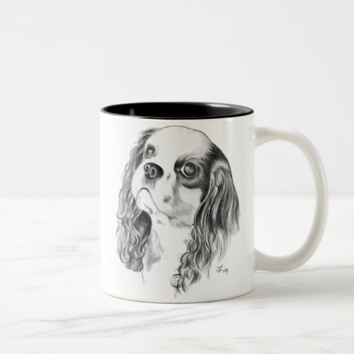 Cavalier King Charles Spaniel Two_Tone Coffee Mug