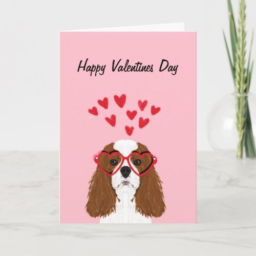 Cavalier King Charles Spaniel Valentines Love Card