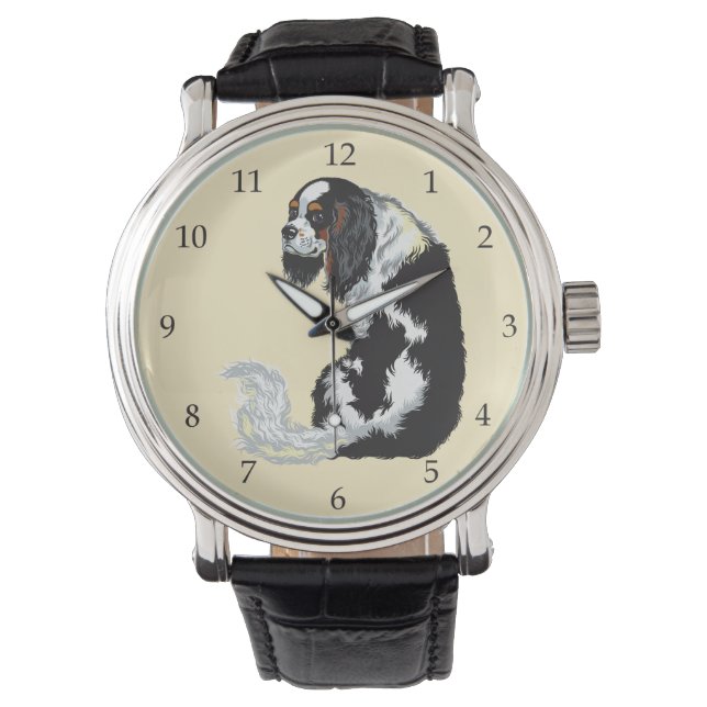cavalier king charles spaniel watch (Front)