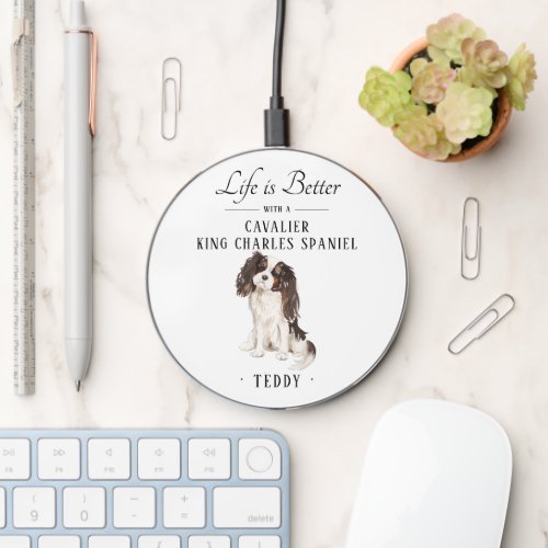 Cavalier King Charles Spaniel Wireless Charger