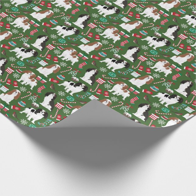 Cavalier King Charles Spaniel Wrapping Paper (Corner)