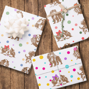 Cavalier King Charles Spaniel  Wrapping Paper Sheets