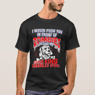 Cavalier King Charles Spaniel Zombies Halloween T-Shirt