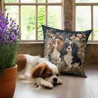 Cavalier King Charles Spaniels Antique Tapestry
