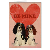 Cavalier King Charles Spaniels Love Card (Front)
