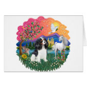 Cavalier King Charles (tri) (Front Horizontal)